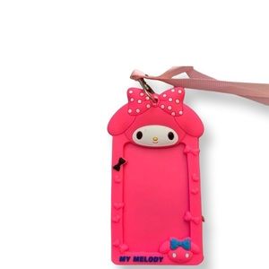 Hello Kitty My Melody silicon ID holder. NWT